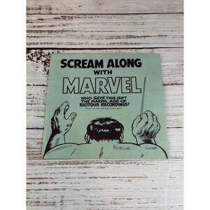 MERRY MARVEL MARCHING SOCIETY FLEXI-DISC MMMS 1967 SCREAM ALONG WITH RECORD NM!!